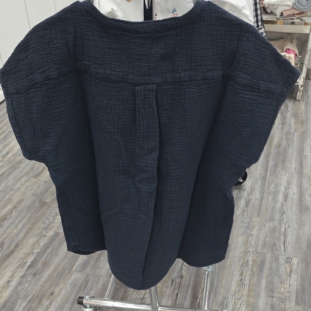 Faherty Soft Black Button-Down Shirt - image 3